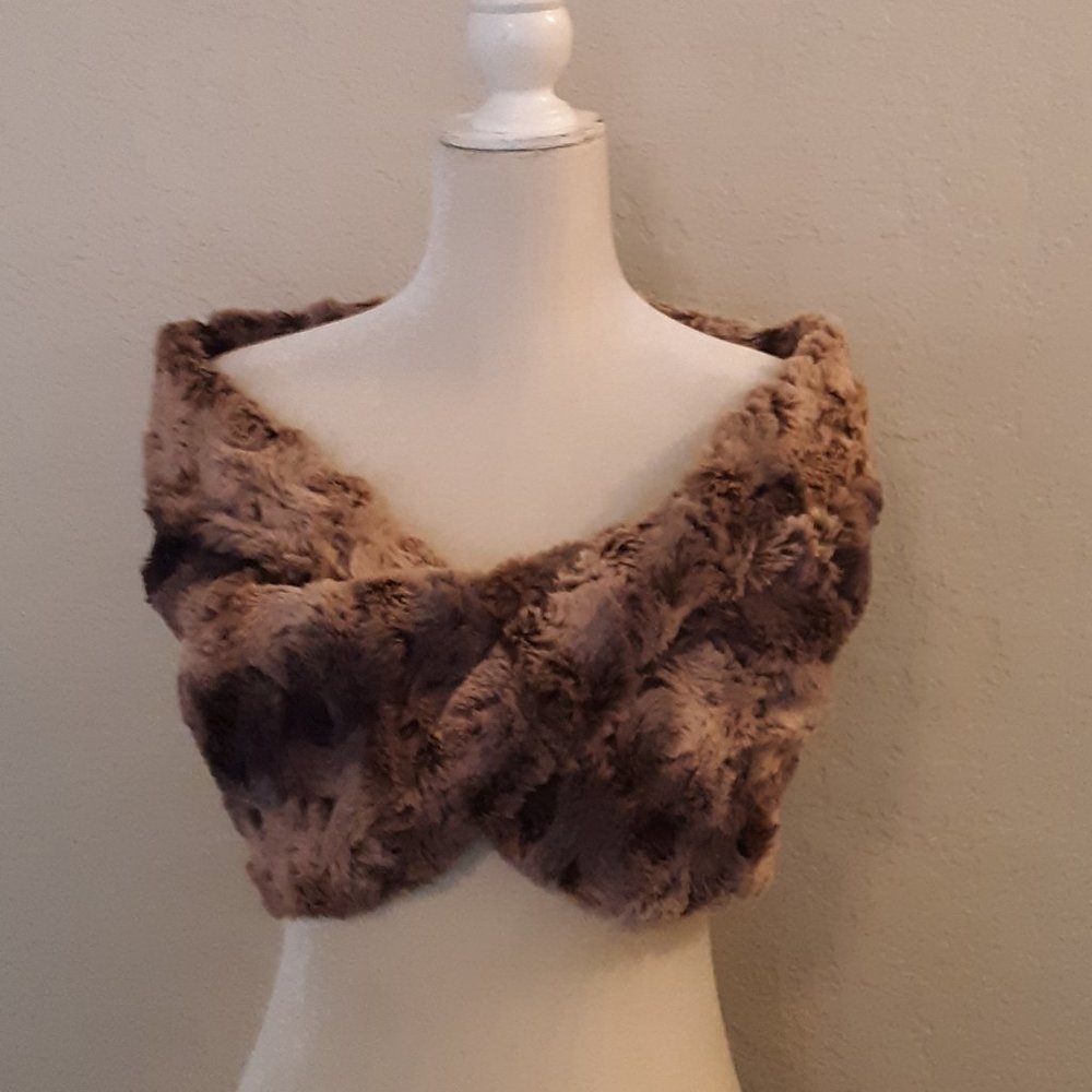 Peace and Pearls Infinity Scarf Head Shoulder Wrap